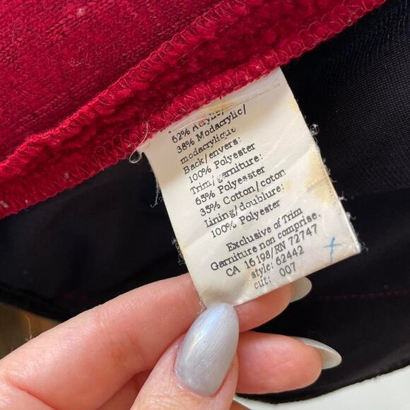 Vintage 80s or 90s red vet - Picture 8 of 8